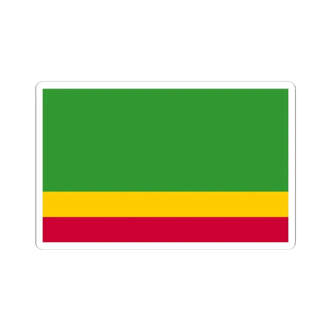 POL powiat namysłowski flag (Poland) STICKER Vinyl Kiss-Cut Decal 3 Inch White - The Sticker Space