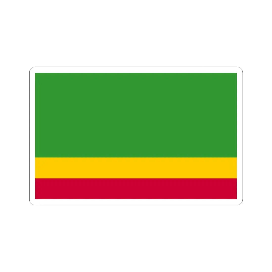 POL powiat namysłowski flag (Poland) STICKER Vinyl Kiss-Cut Decal 4 Inch White - The Sticker Space