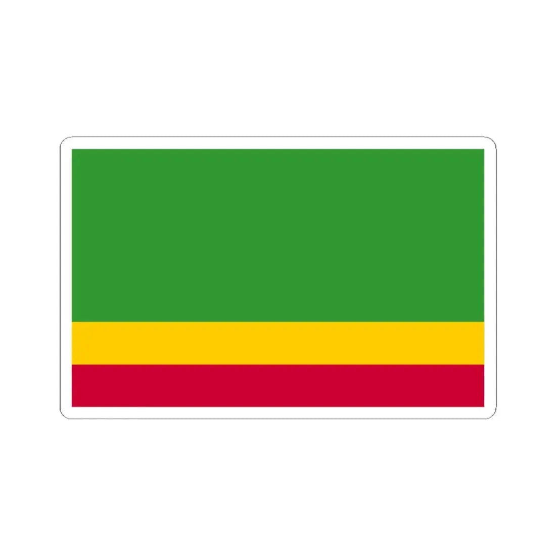 POL powiat namysłowski flag (Poland) STICKER Vinyl Kiss-Cut Decal 6 Inch White - The Sticker Space