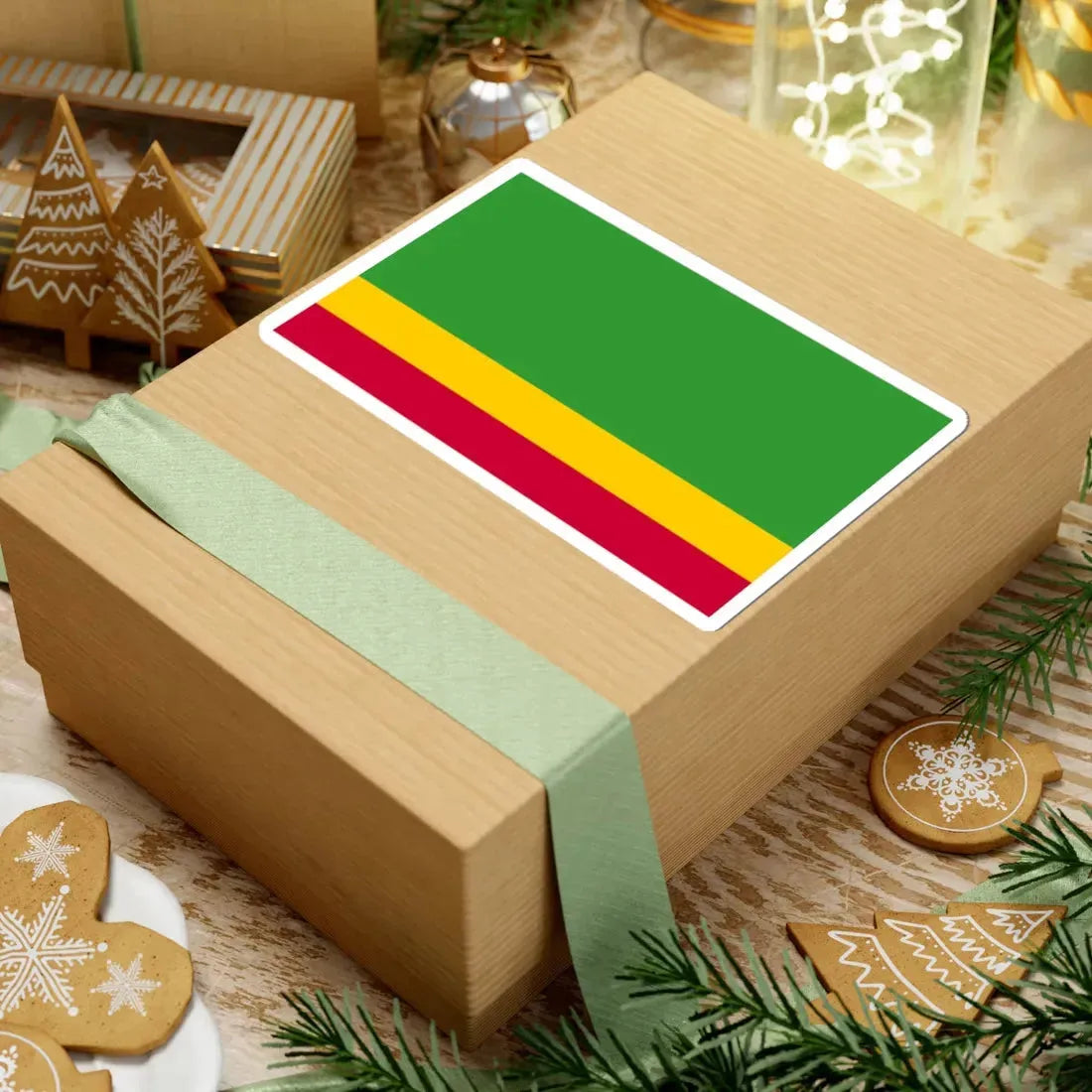 POL powiat namysłowski flag (Poland) STICKER Vinyl Kiss-Cut Decal - The Sticker Space