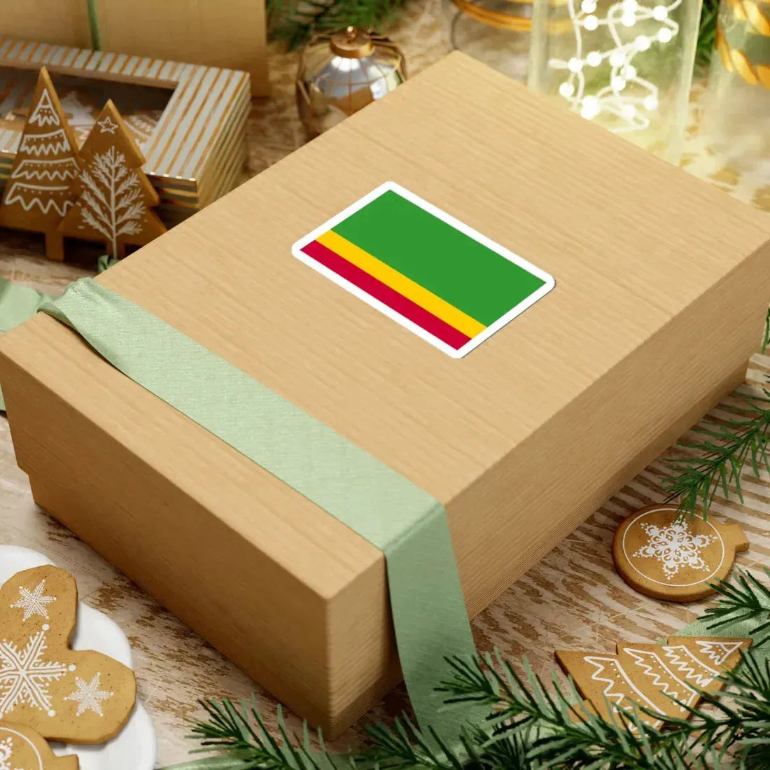 POL powiat namysłowski flag (Poland) STICKER Vinyl Kiss-Cut Decal - The Sticker Space