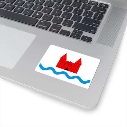 POL powiat nidzicki flag (Poland) STICKER Vinyl Kiss-Cut Decal - The Sticker Space