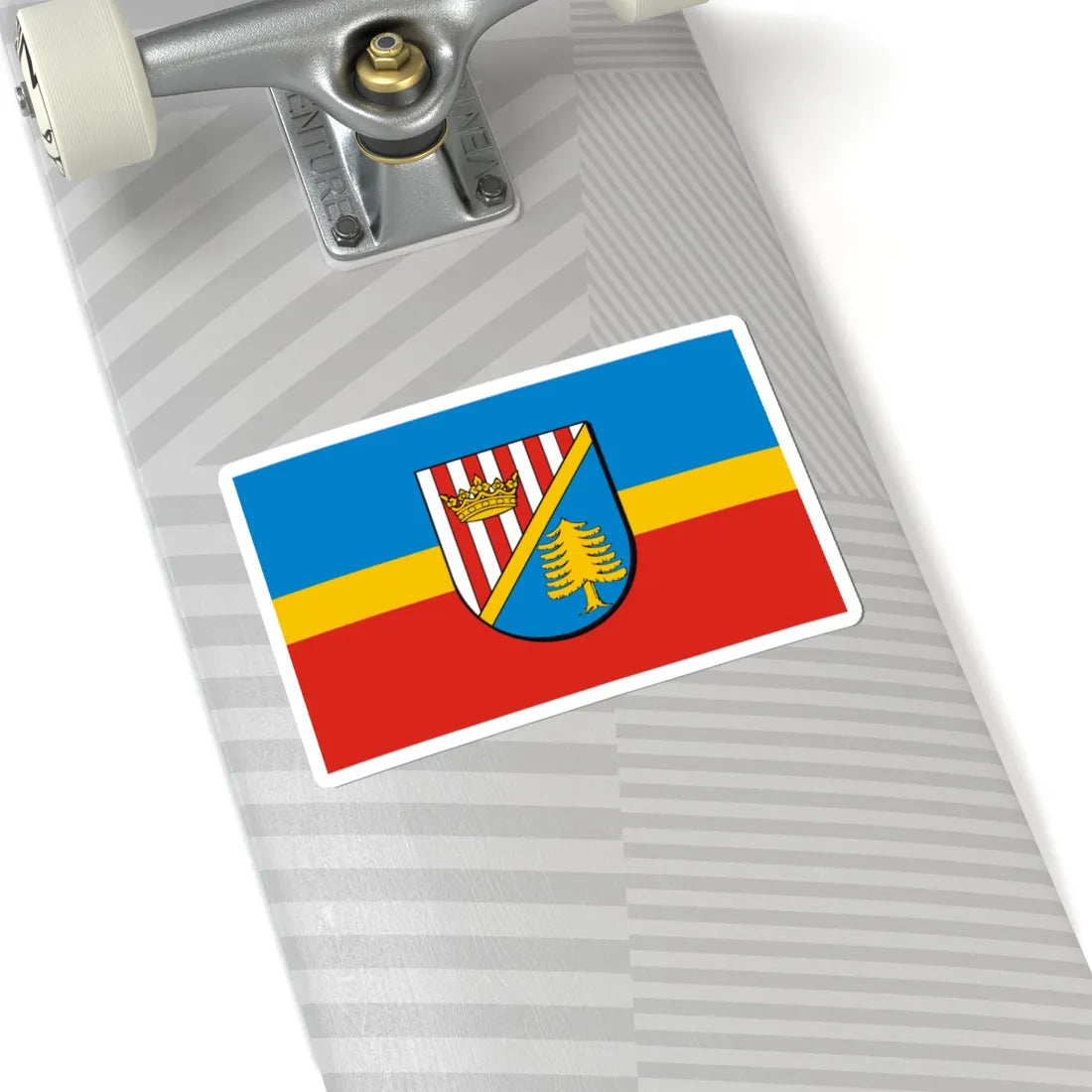 POL powiat nizanski flag (Poland) STICKER Vinyl Kiss-Cut Decal - The Sticker Space