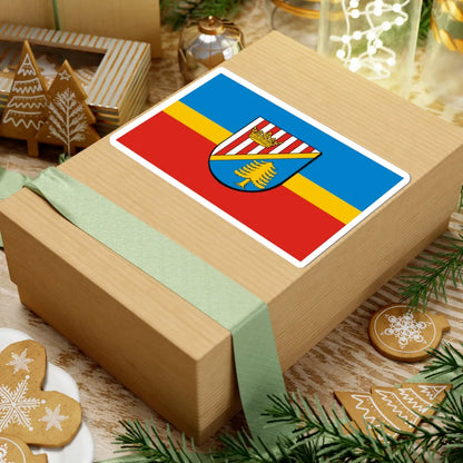 POL powiat nizanski flag (Poland) STICKER Vinyl Kiss-Cut Decal - The Sticker Space