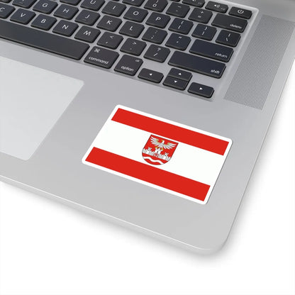 POL powiat nowodworski flag (Poland) STICKER Vinyl Kiss-Cut Decal - The Sticker Space