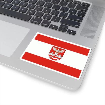POL powiat nowodworski flag (Poland) STICKER Vinyl Kiss-Cut Decal - The Sticker Space