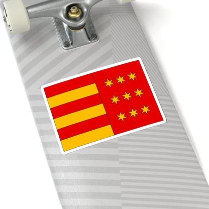 POL powiat nowosadecki flag (Poland) STICKER Vinyl Kiss-Cut Decal - The Sticker Space