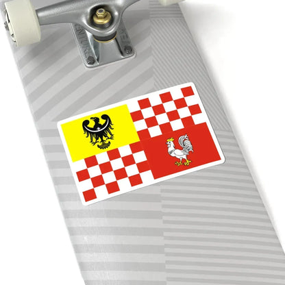 POL powiat oławski flag (Poland) STICKER Vinyl Kiss-Cut Decal - The Sticker Space