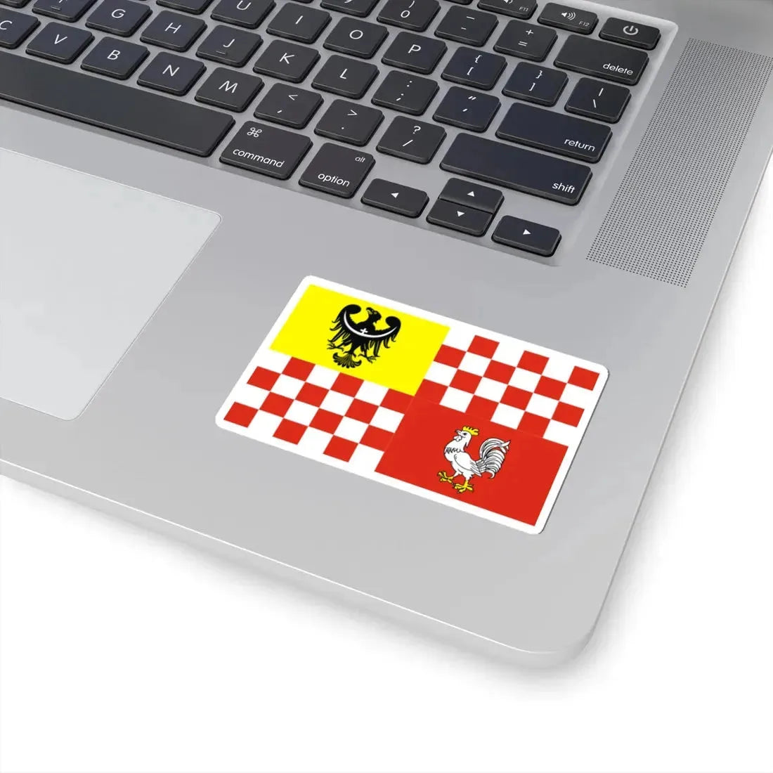 POL powiat oławski flag (Poland) STICKER Vinyl Kiss-Cut Decal - The Sticker Space