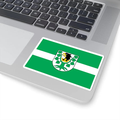 POL powiat olecki flag (Poland) STICKER Vinyl Kiss-Cut Decal - The Sticker Space