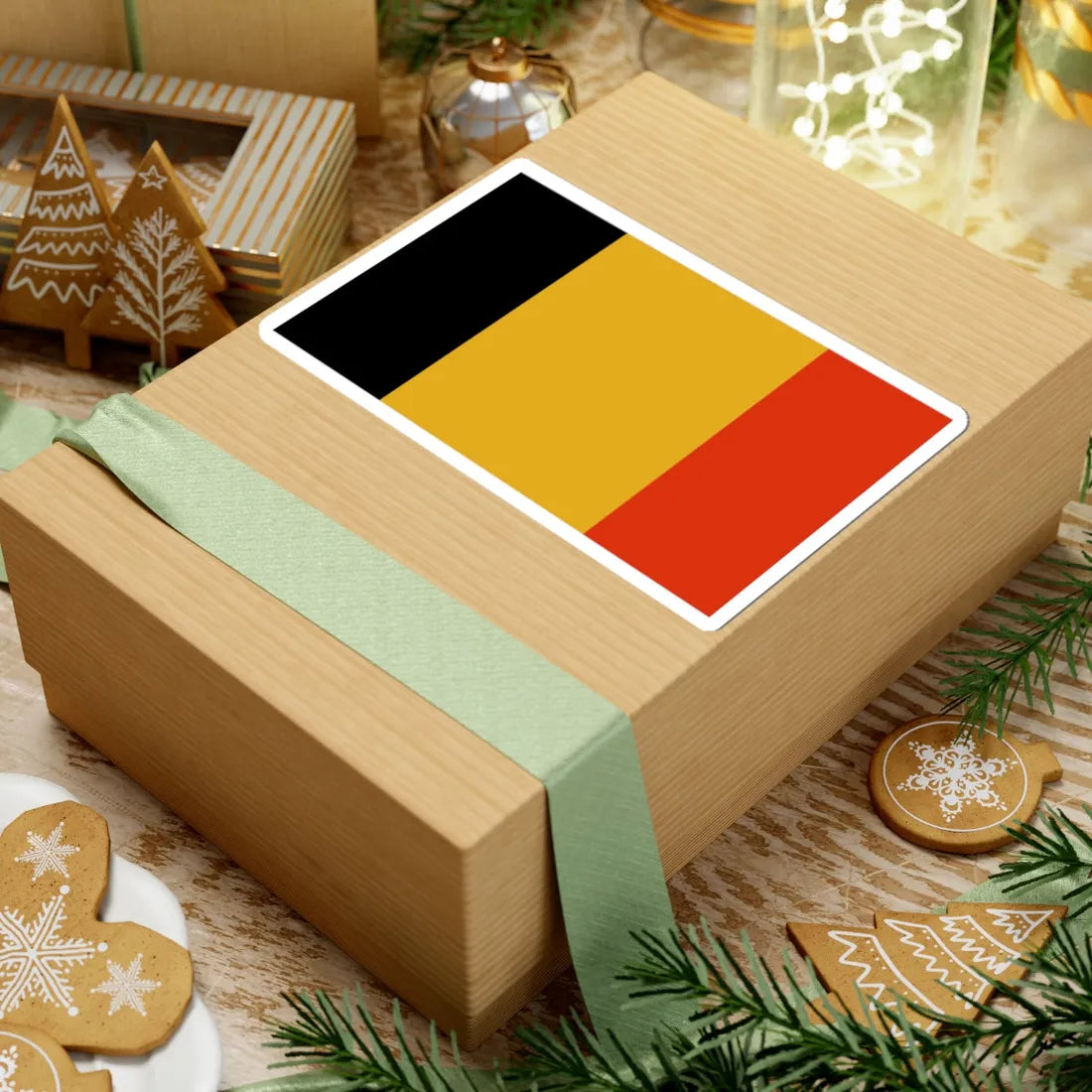 POL powiat olesnicki flag (Poland) STICKER Vinyl Kiss-Cut Decal - The Sticker Space