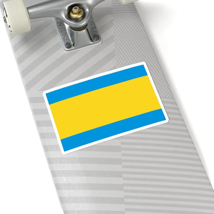 POL powiat opolski flag (Poland) STICKER Vinyl Kiss-Cut Decal - The Sticker Space