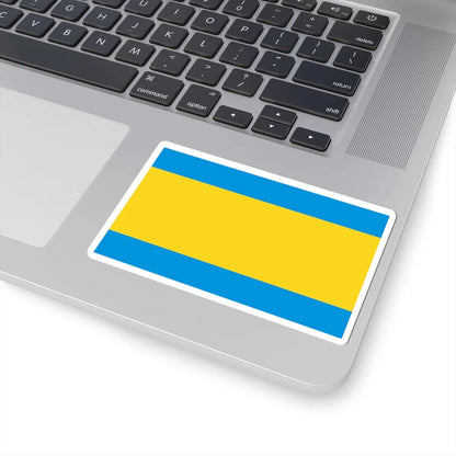 POL powiat opolski flag (Poland) STICKER Vinyl Kiss-Cut Decal - The Sticker Space