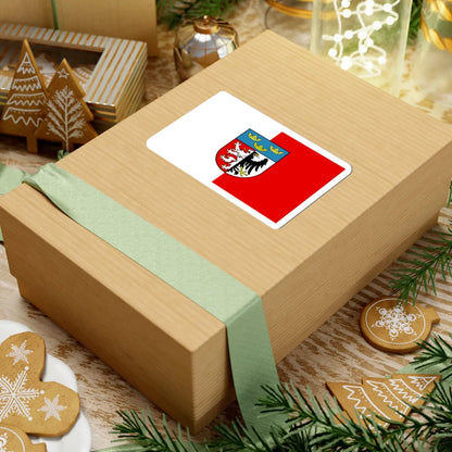 POL powiat pabianicki flag (Poland) STICKER Vinyl Kiss-Cut Decal - The Sticker Space