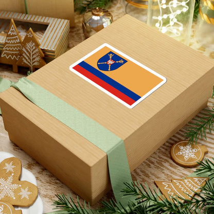 POL powiat pajeczanski flag (Poland) STICKER Vinyl Kiss-Cut Decal - The Sticker Space