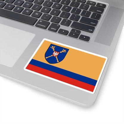 POL powiat pajeczanski flag (Poland) STICKER Vinyl Kiss-Cut Decal - The Sticker Space