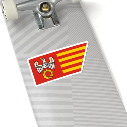 POL powiat pilski flag (Poland) STICKER Vinyl Kiss-Cut Decal - The Sticker Space