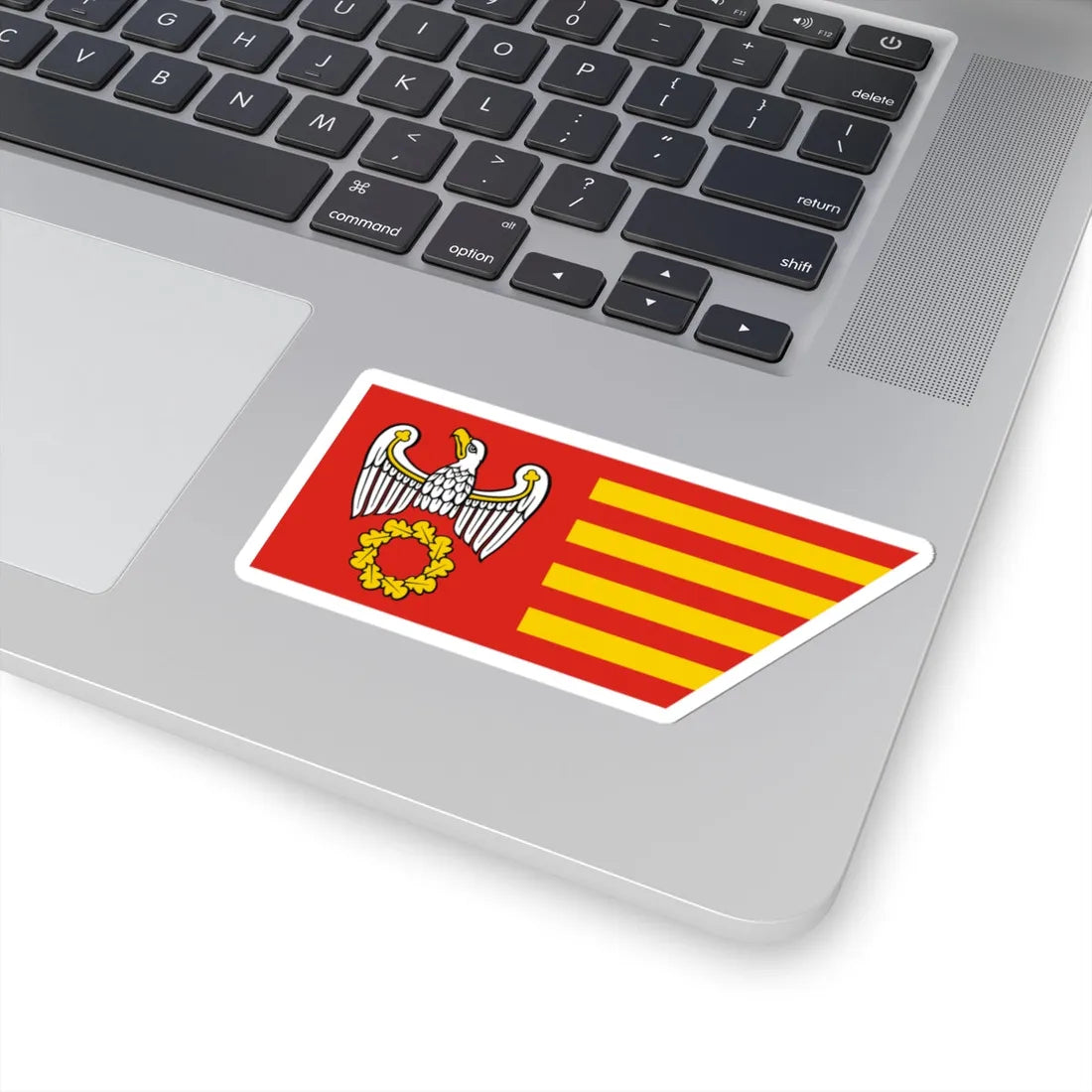 POL powiat pilski flag (Poland) STICKER Vinyl Kiss-Cut Decal - The Sticker Space