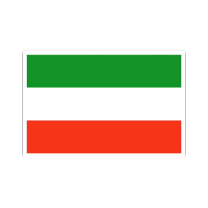 POL powiat piotrkowski flag (Poland) STICKER Vinyl Kiss-Cut Decal 2 Inch White - The Sticker Space