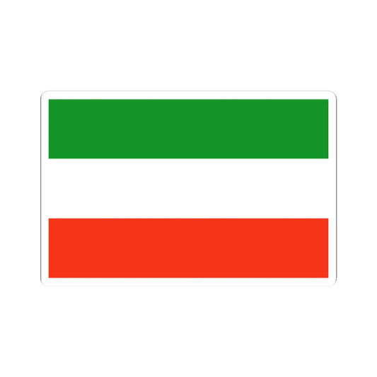 POL powiat piotrkowski flag (Poland) STICKER Vinyl Kiss-Cut Decal 2 Inch White - The Sticker Space
