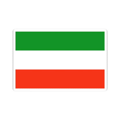 POL powiat piotrkowski flag (Poland) STICKER Vinyl Kiss-Cut Decal 3 Inch White - The Sticker Space
