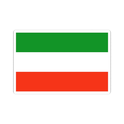 POL powiat piotrkowski flag (Poland) STICKER Vinyl Kiss-Cut Decal 4 Inch White - The Sticker Space