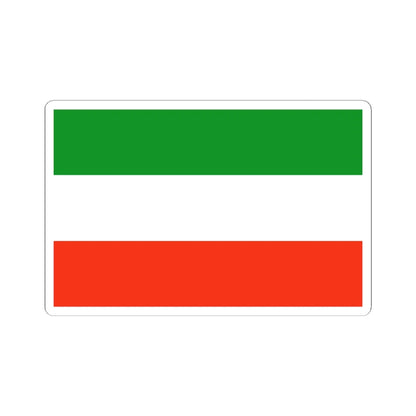 POL powiat piotrkowski flag (Poland) STICKER Vinyl Kiss-Cut Decal 6 Inch White - The Sticker Space