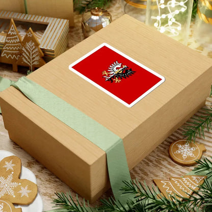 POL powiat płocki flag (Poland) STICKER Vinyl Kiss-Cut Decal - The Sticker Space