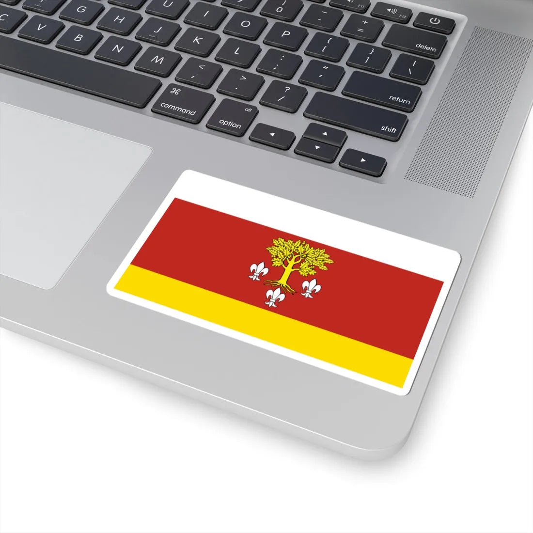 POL powiat poddebicki flag (Poland) STICKER Vinyl Kiss-Cut Decal - The Sticker Space