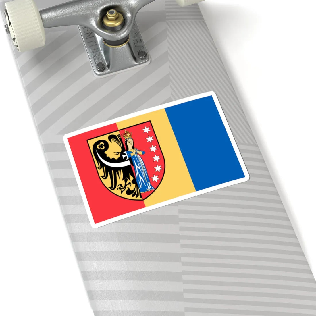 POL powiat polkowicki flag urz (Poland) STICKER Vinyl Kiss-Cut Decal - The Sticker Space