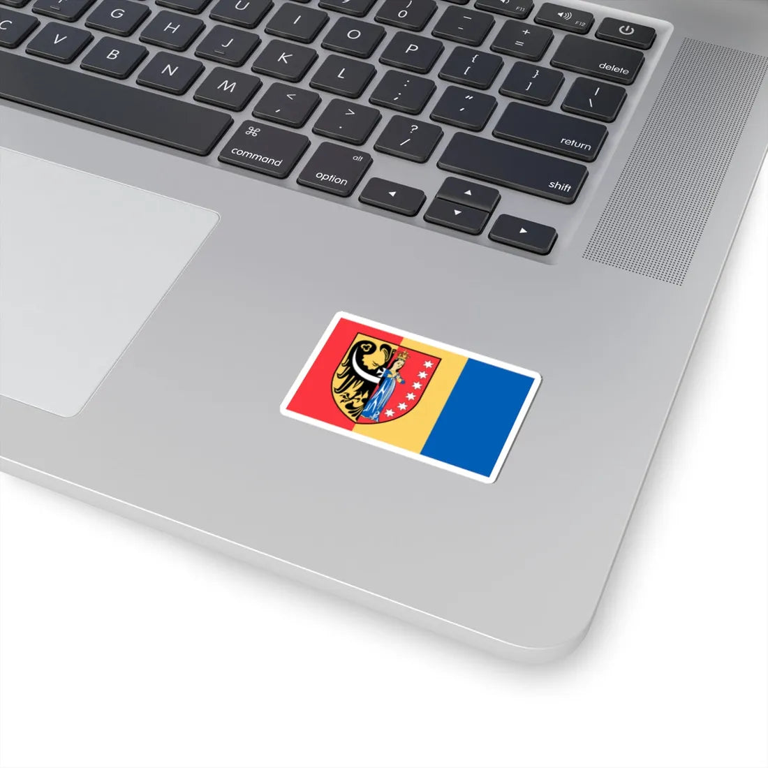 POL powiat polkowicki flag urz (Poland) STICKER Vinyl Kiss-Cut Decal - The Sticker Space
