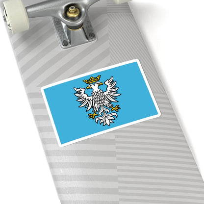 POL powiat przemyski flag (Poland) STICKER Vinyl Kiss-Cut Decal - The Sticker Space