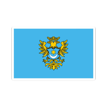 POL powiat przeworski flag (Poland) STICKER Vinyl Kiss-Cut Decal 2 Inch White - The Sticker Space