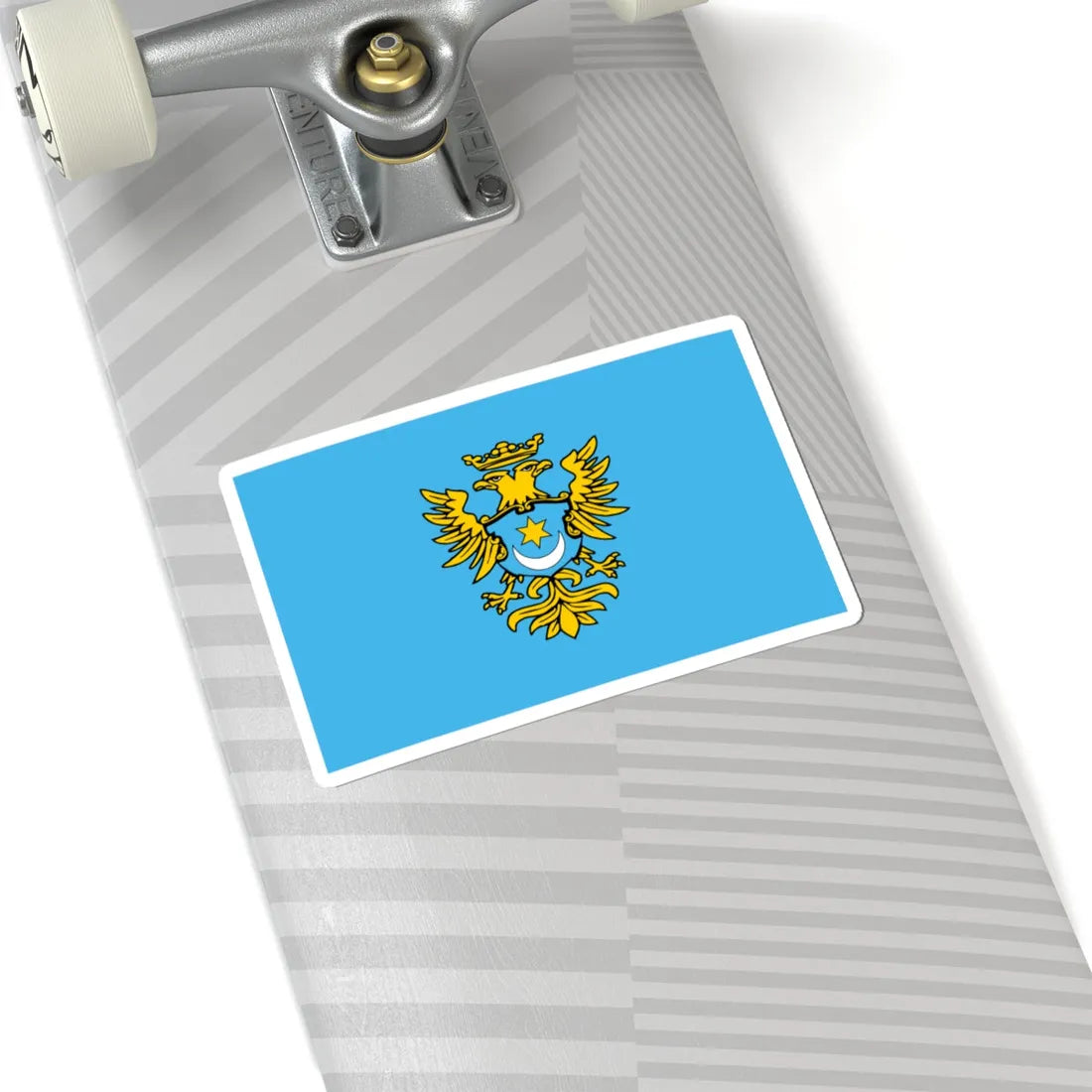 POL powiat przeworski flag (Poland) STICKER Vinyl Kiss-Cut Decal - The Sticker Space