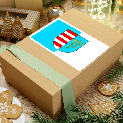 POL powiat przysuski flag (Poland) STICKER Vinyl Kiss-Cut Decal - The Sticker Space