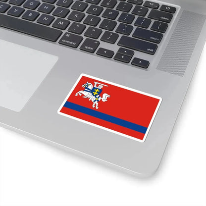 POL powiat puławski flag (Poland) STICKER Vinyl Kiss-Cut Decal - The Sticker Space