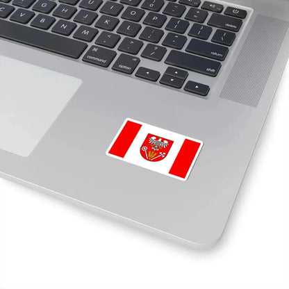 POL powiat pułtuski flag (Poland) STICKER Vinyl Kiss-Cut Decal - The Sticker Space