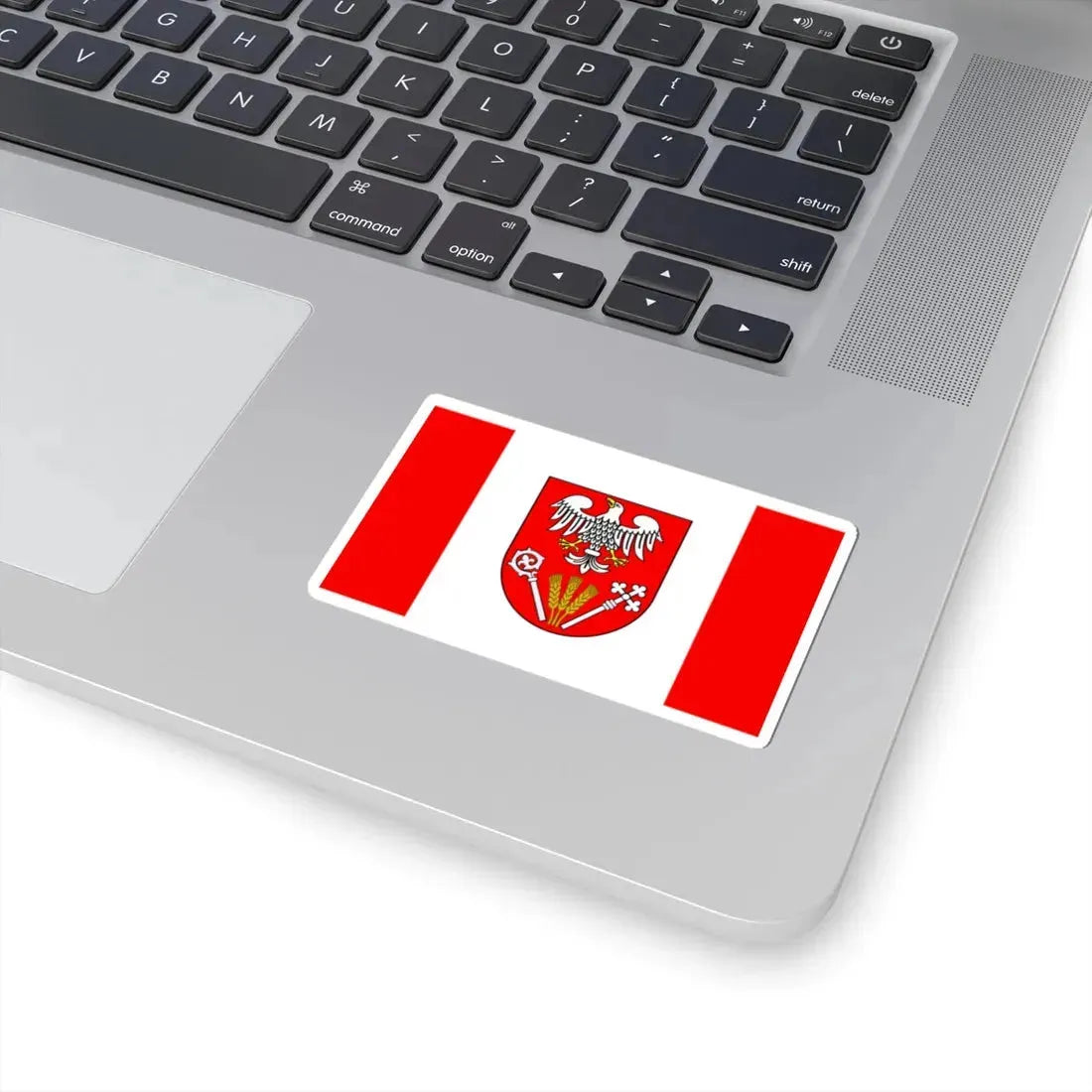 POL powiat pułtuski flag (Poland) STICKER Vinyl Kiss-Cut Decal - The Sticker Space