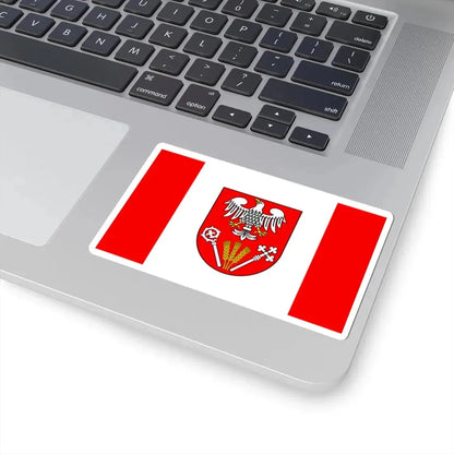 POL powiat pułtuski flag (Poland) STICKER Vinyl Kiss-Cut Decal - The Sticker Space