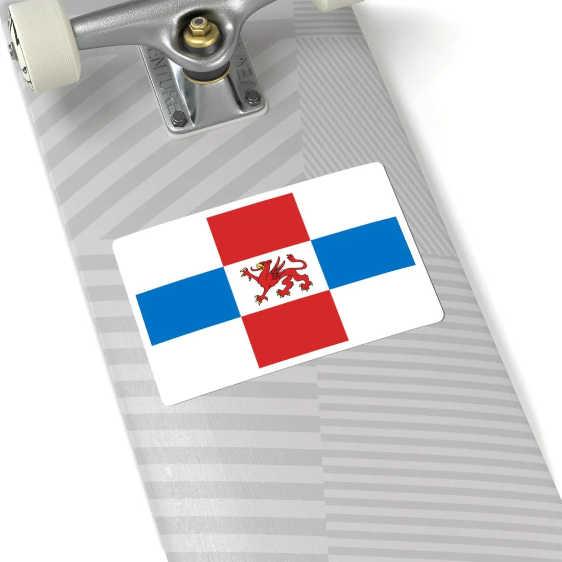 POL powiat pyrzycki flag (Poland) STICKER Vinyl Kiss-Cut Decal - The Sticker Space