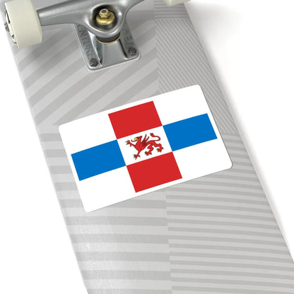 POL powiat pyrzycki flag (Poland) STICKER Vinyl Kiss-Cut Decal - The Sticker Space