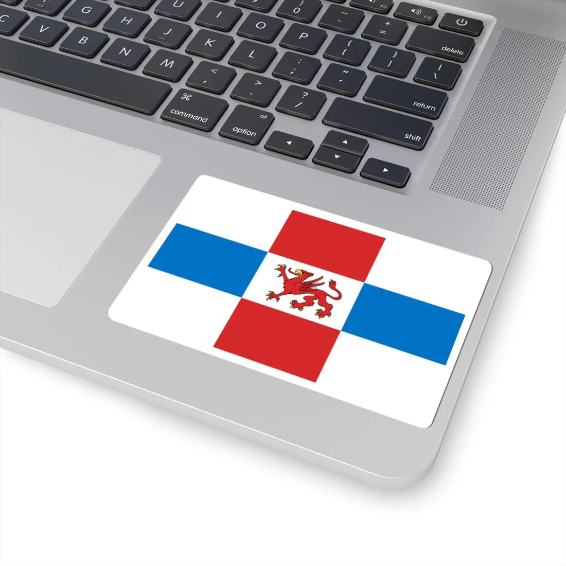 POL powiat pyrzycki flag (Poland) STICKER Vinyl Kiss-Cut Decal - The Sticker Space