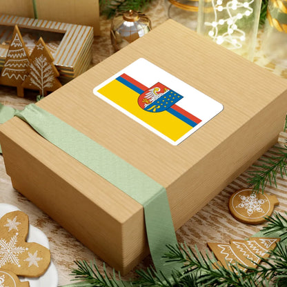 POL powiat radomski flag (Poland) STICKER Vinyl Kiss-Cut Decal - The Sticker Space