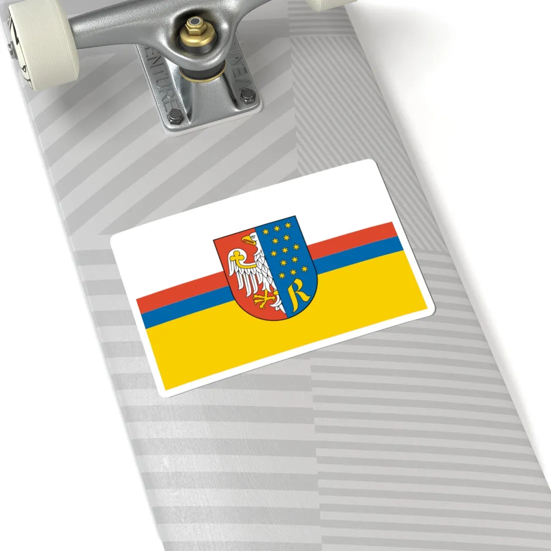 POL powiat radomski flag (Poland) STICKER Vinyl Kiss-Cut Decal - The Sticker Space