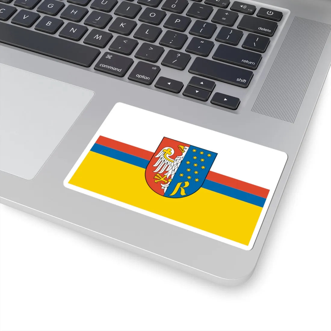 POL powiat radomski flag (Poland) STICKER Vinyl Kiss-Cut Decal - The Sticker Space