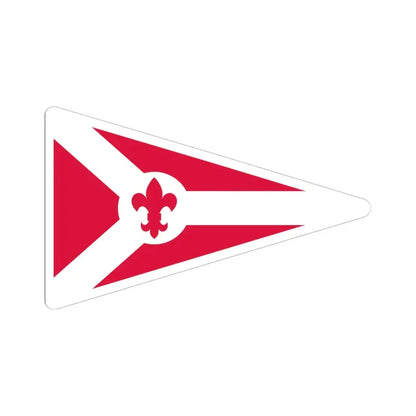 POL Proporzec ZHP (Poland) STICKER Vinyl Kiss-Cut Decal 6 Inch White - The Sticker Space