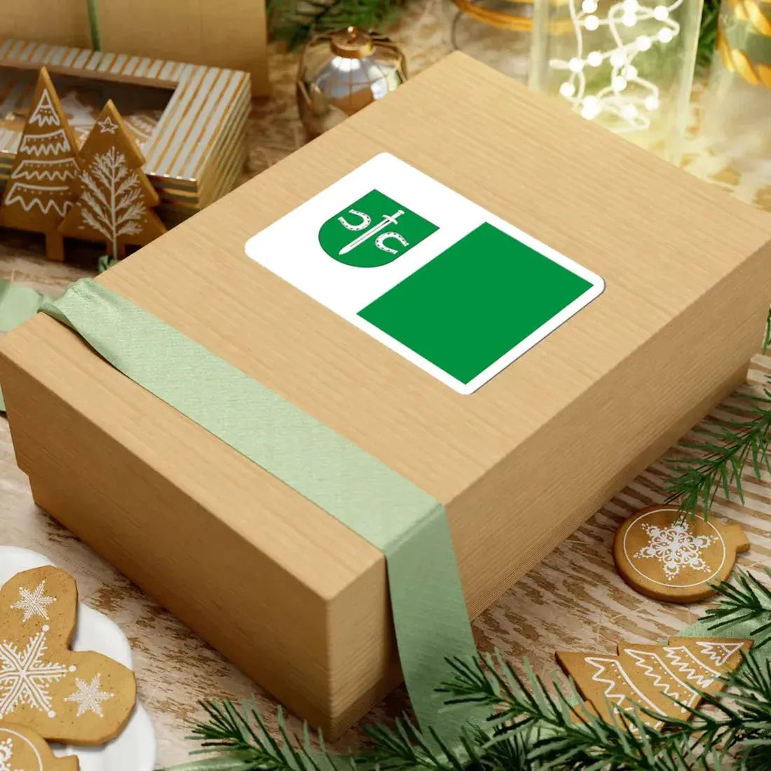 POL Pruszcz flag (Poland) STICKER Vinyl Kiss-Cut Decal - The Sticker Space