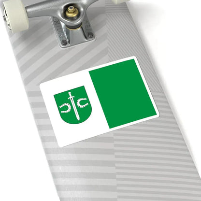 POL Pruszcz flag (Poland) STICKER Vinyl Kiss-Cut Decal - The Sticker Space