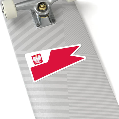 POL szef sztabu rank flag (Poland) STICKER Vinyl Kiss-Cut Decal - The Sticker Space