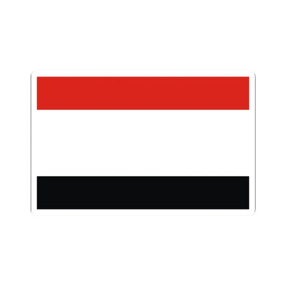 POL wojewodztwo kujawsko-pomorskie flag (Poland) STICKER Vinyl Kiss-Cut Decal 2 Inch White - The Sticker Space